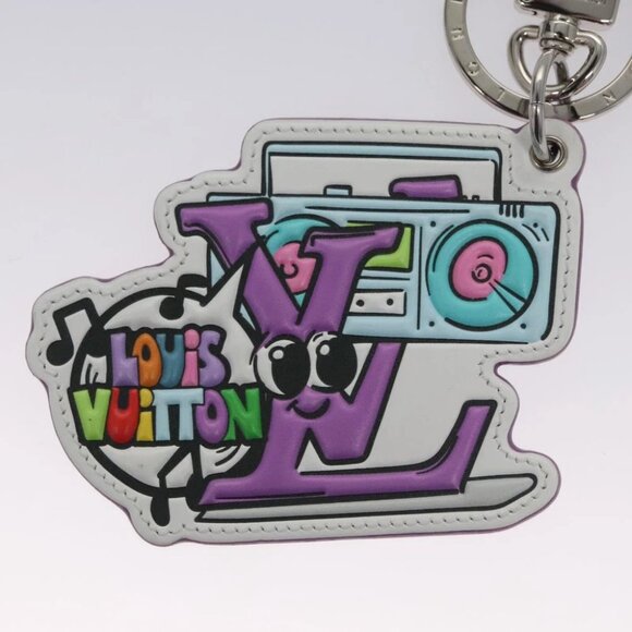 LOUIS VUITTON Monogram Comics Key Holder Purple - Picture 3 of 12